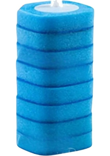 Özel Sünger Başlıklı Temizlik Seti - Kullan At Süngerli ve Deterjanlı Tuvalet Fırçası (Yedek Sünger)