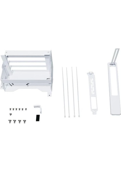 O11DEXL-1W Dik Gpu Braketi Yükseltme Kiti 40 Serisi Gpu Için O11 Dinamik Evo Xl Beyaz Yükseltici Kablo Dahil Değildir - O11DEXL-1W