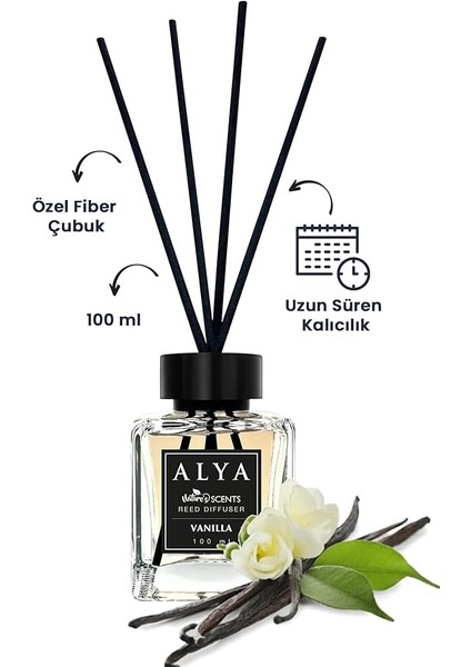 Alya Nature's Scents Vanilla Bambu Çubuklu Oda Kokusu - Vanilya Kokusu fiyatları