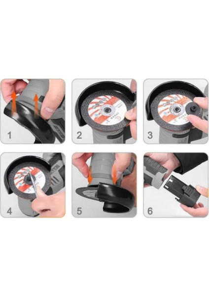 PAG-4121 Şarjlı Avuç Taşlama Kompakt ve Taşınabilir Tasarım indirimleri