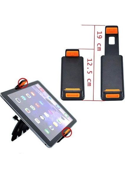 CD Player Slot Girişli Araç Içi Telefon ve Tablet Tutucu - AL2446 fırsatları