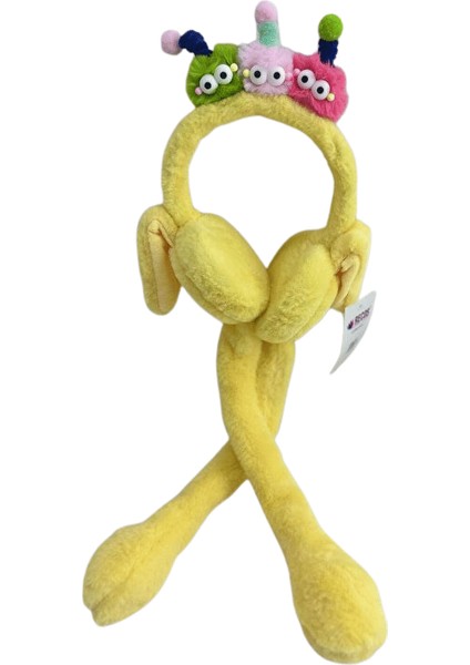 Çocuk Peluş Figürlü Oynar Kulaklı Hareketli Sesli Kışlık Kulaklık RCS.TRL.SRI.2025 fiyatları