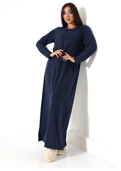 Kadın Yün Viskon Uzun Büyük Beden Elbise indirimleri