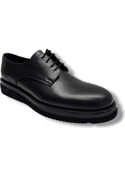 3164-26 Hakiki Cilt Deri Bağcıklı Erkek Ayakkabı