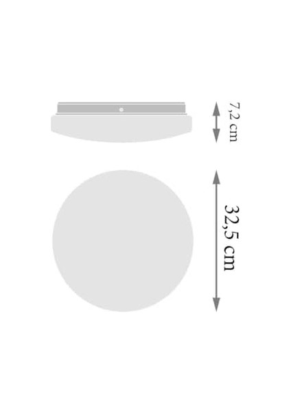 - 24W LED Plafonyer 6500K Beyaz Işık Tavan Lambası fiyatları