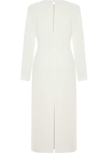 Yelpaze Detaylı Midi Elbise 26W40837 fiyatları