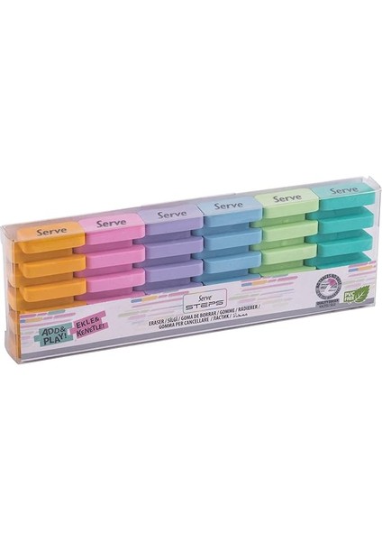 Steps Silgi Pastel 6li Pet