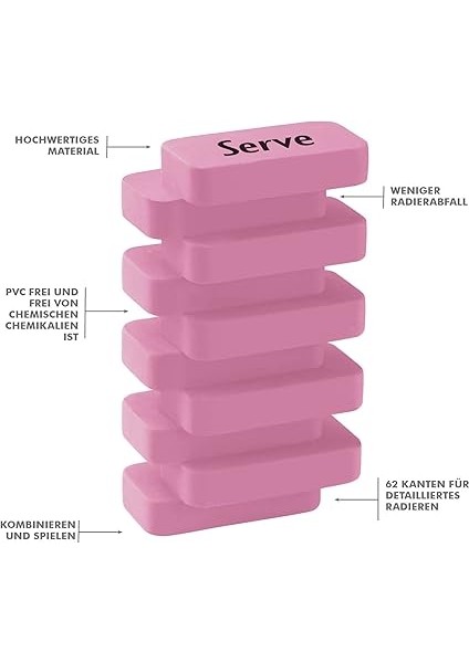 Steps Silgi Pastel 6li Pet fırsatları