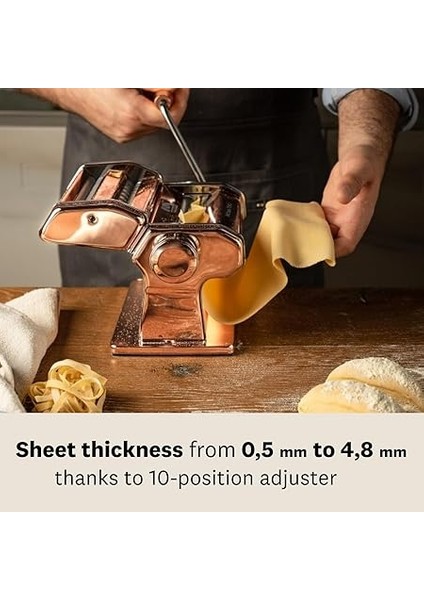 Atlas Makarna Makinesi, Paslanmaz Çelik, Alüminyum, 40 x 30 x 20 Cm, Gümüş fırsatları