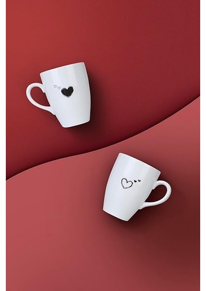 Porselen Pretty 2 Parça Mug Bardak fırsatları