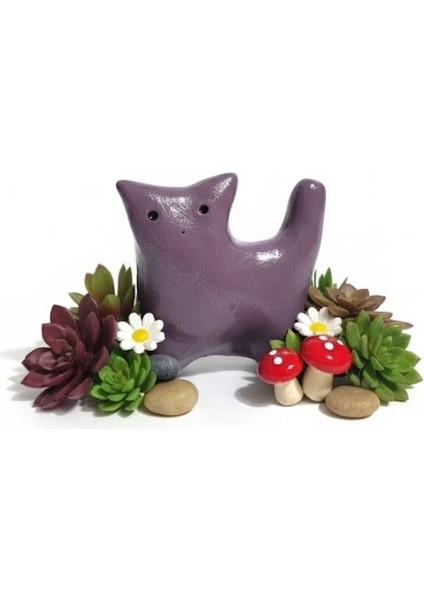 Sevimli Kedi Seramik El BOYAMA 2LI Set fırsatları