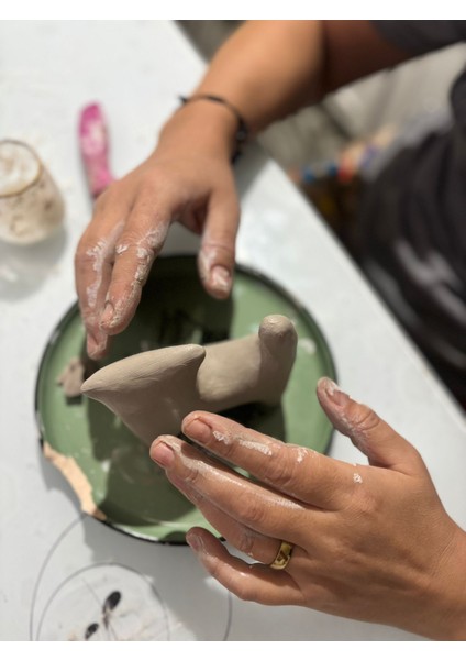 Sevimli Kedi Seramik El BOYAMA 2LI Set modelleri