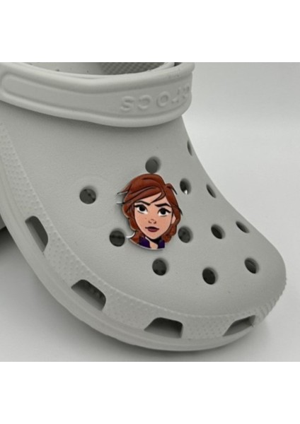 Terlik Süsü ve Aksesuarı , Çanta Süsü – Renkli Jibbitz Yuvarlak Anna Frozn Görselli Figür Aksesuarı fiyatları