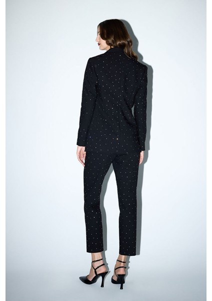 Taşlı Ceket Siyah 11937924002 indirimleri