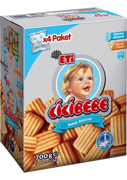 Eti Cicibebe Bisküvi 700 G x 1 Adet