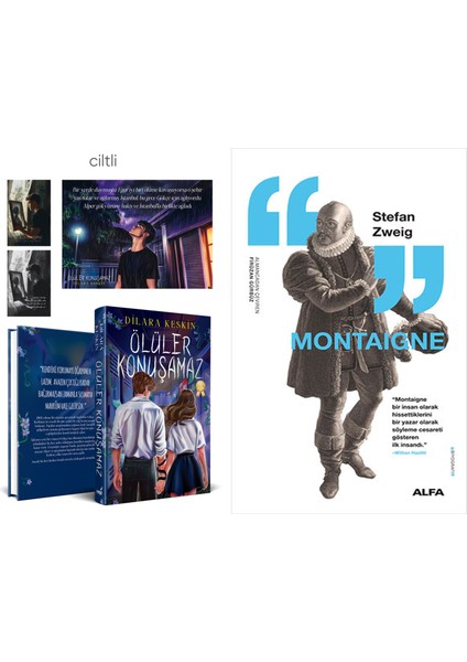 Ölüler Konuşamaz (Ciltli) + Montaigne