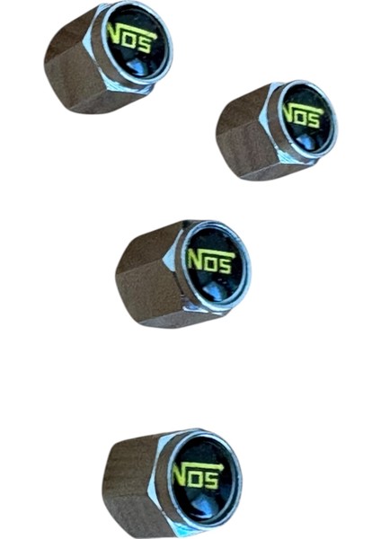 Nos Logolu Metal Siyah Sarı Renk 4 Adet Sibop Kapak modelleri