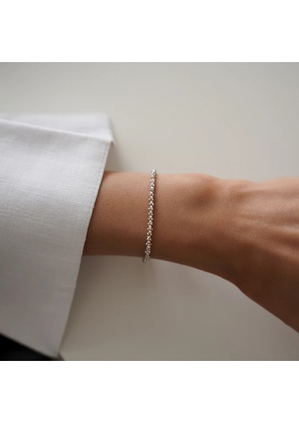 Iki Renkli Italyan Dorika Altın Bileklik