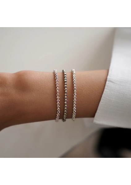 Iki Renkli Italyan Dorika Altın Bileklik modelleri