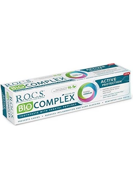 R.o.c.s. Bio Kompleks Tam Koruma Diş Macunu, 94G fiyatları