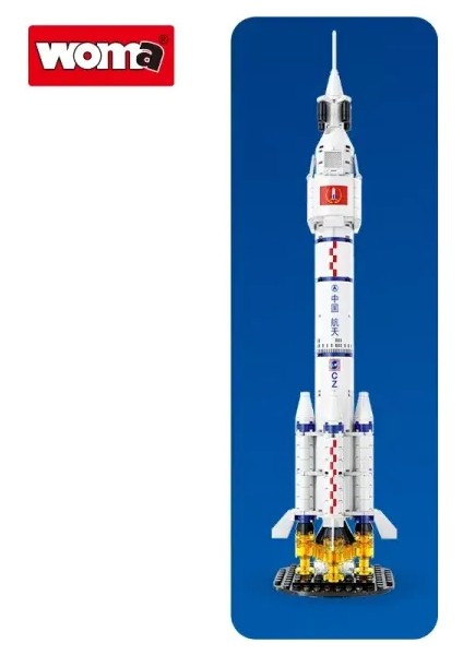 C0825 Uzay Araştırma Roketi Yıldızlı Gökyüzü Modeli Küçük Blok Yapı Seti 292PARÇA modelleri