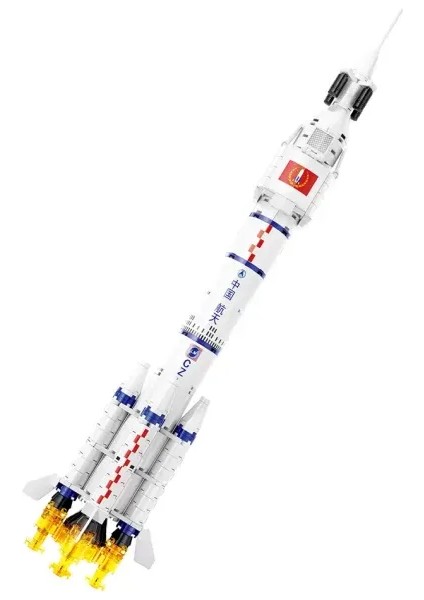 C0825 Uzay Araştırma Roketi Yıldızlı Gökyüzü Modeli Küçük Blok Yapı Seti 292PARÇA indirimleri