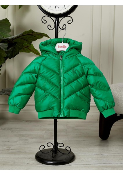 Erkek Bebek Kapüşonlu Kışlık Mont 51332