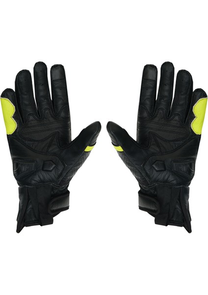ELD04-BY Tam Korumalı Dokunmatik Deri Motosiklet Eldiveni fiyatları