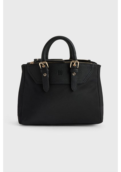 Çift Kulp Çanta Siyah 12145395000