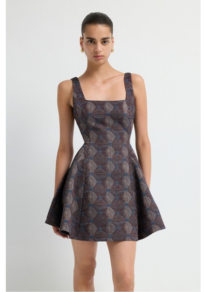 Kolsuz Mini Jakar Elbise Emp.lacivert 12445663000 fiyatları