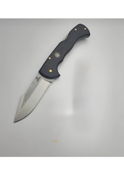 Denprestij Siyah Ahşap Saplı Çakı Bıçak