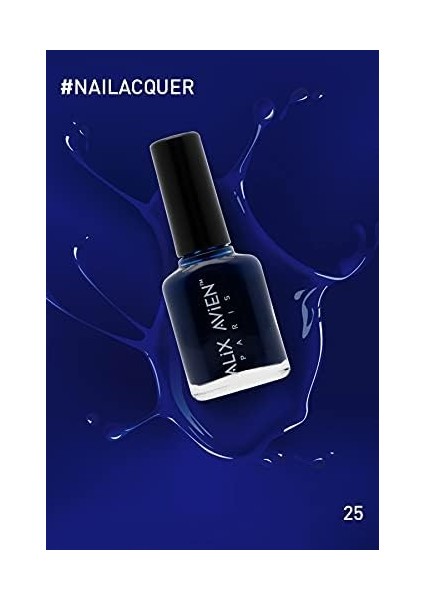 Lacivert Oje 25 - Yüksek Pigmentli Uzun Süreli Kalıcılık Hızlı Kuruma - Nail Lacquer 25 fiyatları