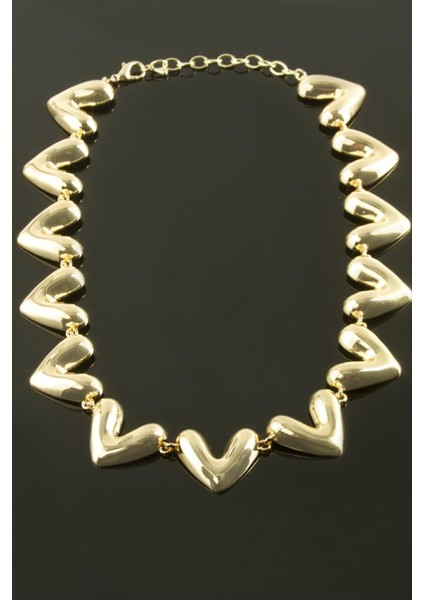 Kalp Lüks Yaka Kolye