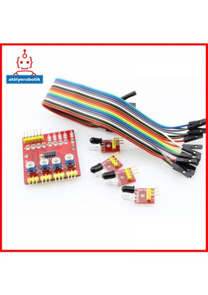 4'lü Çizgi Izleyen Sensör Seti fiyatları