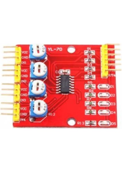 4'lü Çizgi Izleyen Sensör Seti modelleri