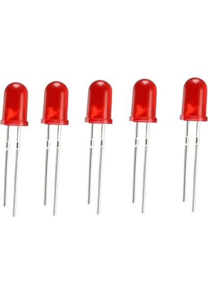 Arduino 5 mm Kırmızı LED Diyot - 5 Adet