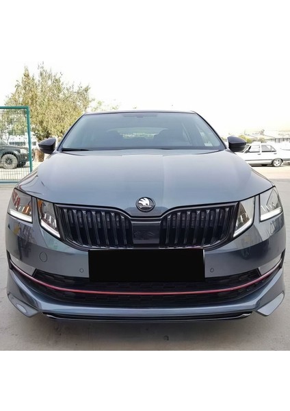 Skoda Octavia Makyajlı Kasa Abt Ön Ek 2017-2019 Uyumlu Plastik Boyasız