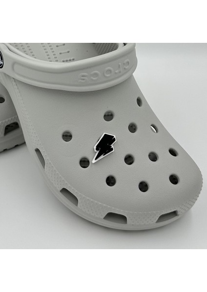 Terlik Süsü ve Aksesuarı , Çanta Süsü – Renkli Jibbitz 3D Kabartmalı Şimşek Görselli Figür Aksesuarı fiyatları