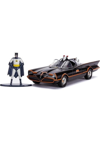 Comics - Batman 1966 Tv Series Classic Batmobile Die-Cast Toy Car With Batman Die-Cast Figure