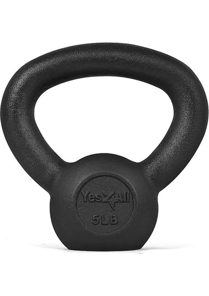 Kettlebel/küre Dambıl, Dökme Demirden 2-22 kg - Siyah Girya