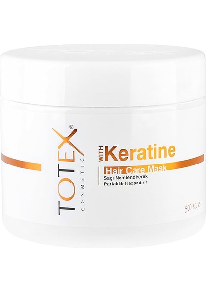 Keratin Saç Bakım Maskesi | Nemlendirici ve Parlaklık Kazandırıcı | Saç Besleyici Tedavi 500 ml