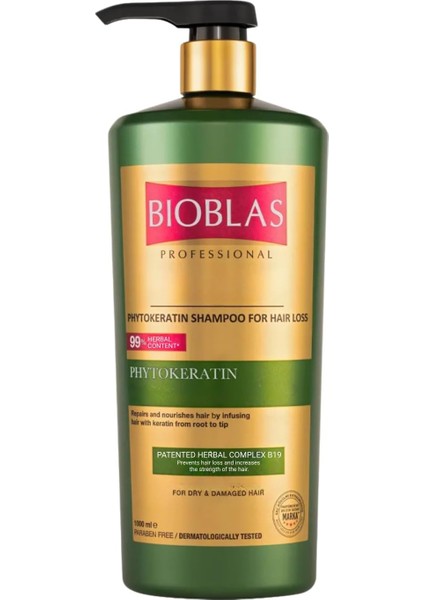Bıoblas Phytokeratin Kuru & Yıpranmış Saçlar Saç Dökülmesine Karşı Şampuan 1000 ml fiyatları