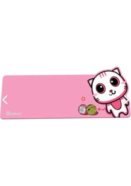 Sevimli Kedi Klavye Mouse Masaüstü Matı