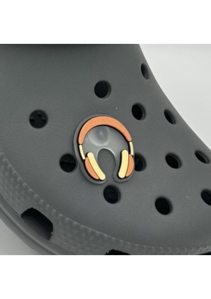 Terlik Süsü ve Aksesuarı , Çanta Süsü – Renkli Jibbitz Kulaklık Şeffaf Görselli Figür Aksesuarı