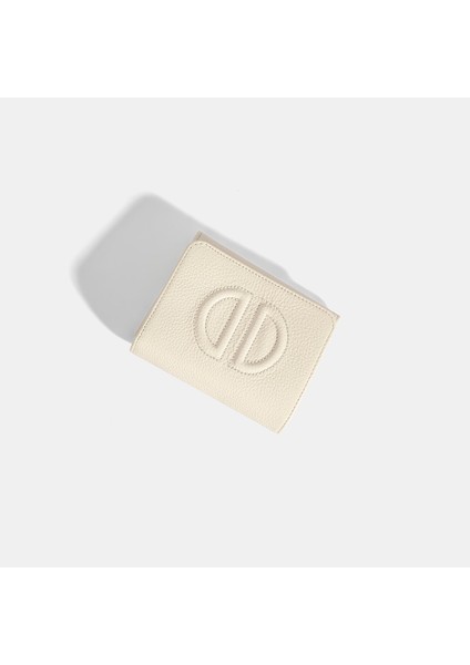 Kadın Beyaz Deri Cüzdan