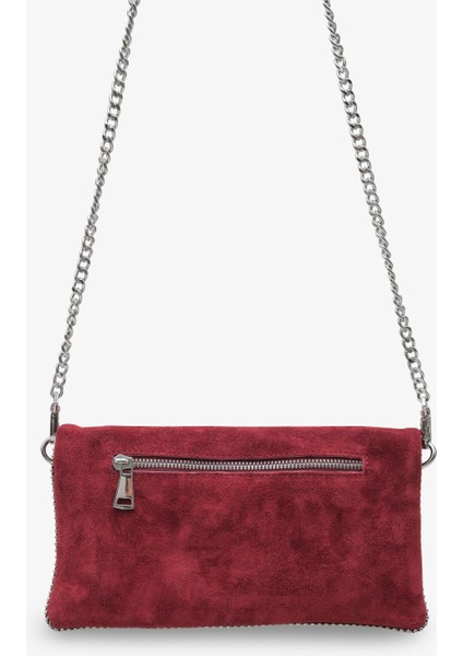 Bellara Kadın Hakiki Deri Günlük Çanta - Bordo Süet indirimleri