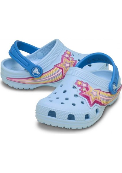Classic Star Lights Clog T Işıklı Çocuk Terlik - Açık Mavi indirimleri