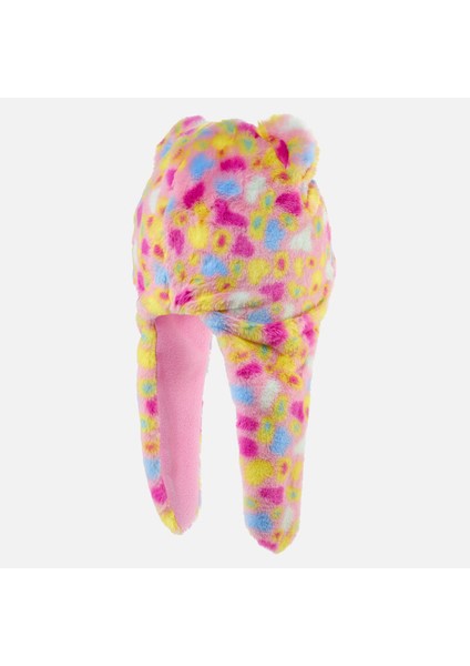 Çocuk Kayak Beresi - Peru Tipi - Pembe / Mavi / Sarı