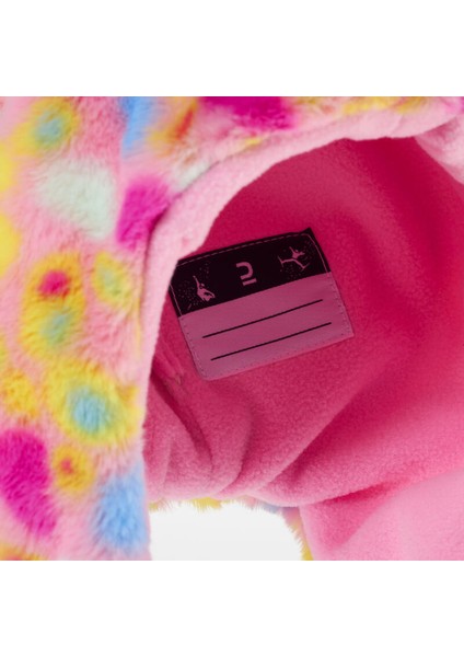 Çocuk Kayak Beresi - Peru Tipi - Pembe / Mavi / Sarı