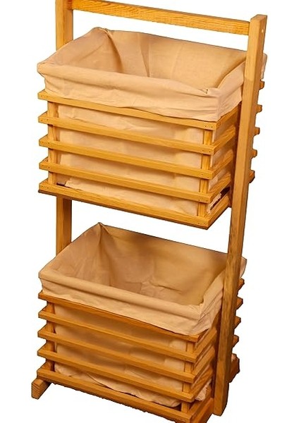 Home 2 Katlı Hasır Örgü Patates Soğan Sepeti – Meyvelik ve Sebzelik, Doğal Hasır Kaplamalı Gövde, Mutfak Için Şık ve Dayanıklı Saklama Çözümü (2 Kahtlı Ahşap Natural) modelleri